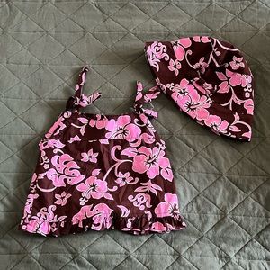 2T Tank Top and Bucket Hat Set